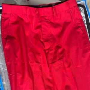 Vibrant Red dress pants
